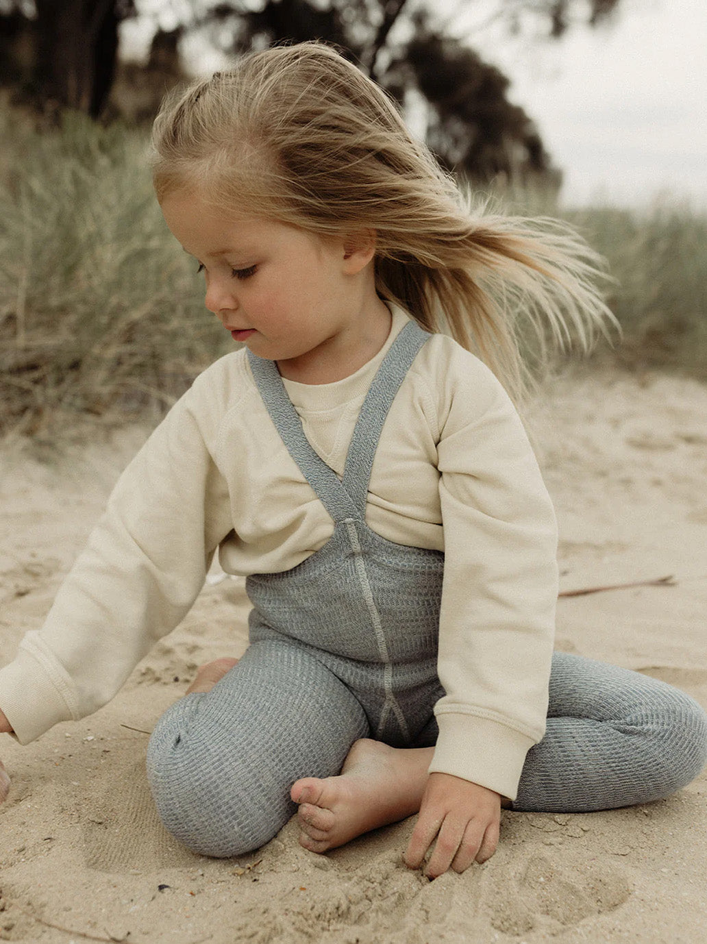 legginsy na szelkach w stylu vintage Silly Silas BÉBÉ Concept