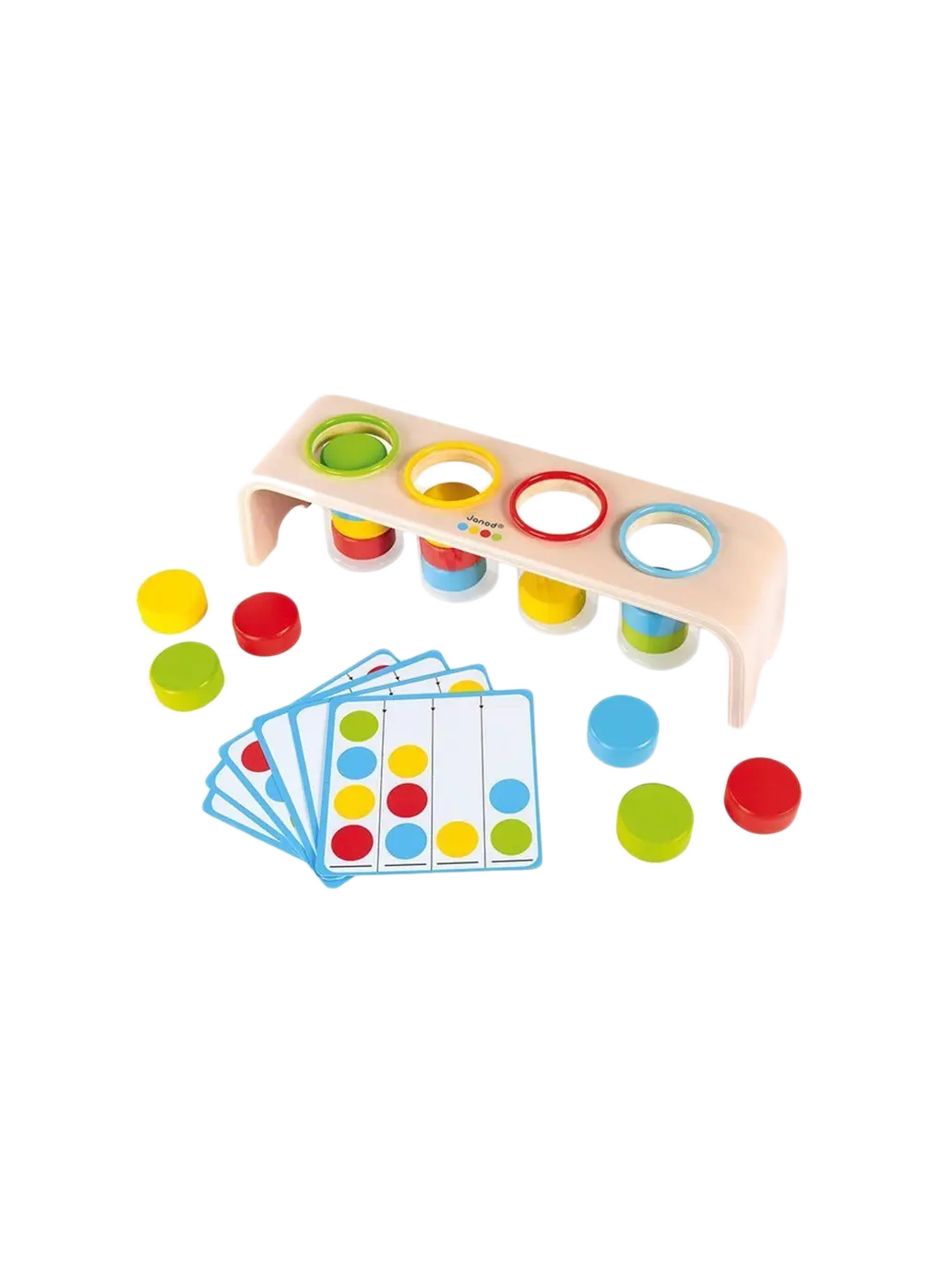 drewniana układanka Sortowanie kolorów Essentiel Janod BÉBÉ Concept