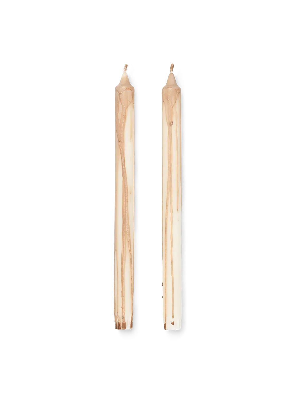 zestaw dwóch świec stołowych Duo Candle Ferm Living BEBE Concept