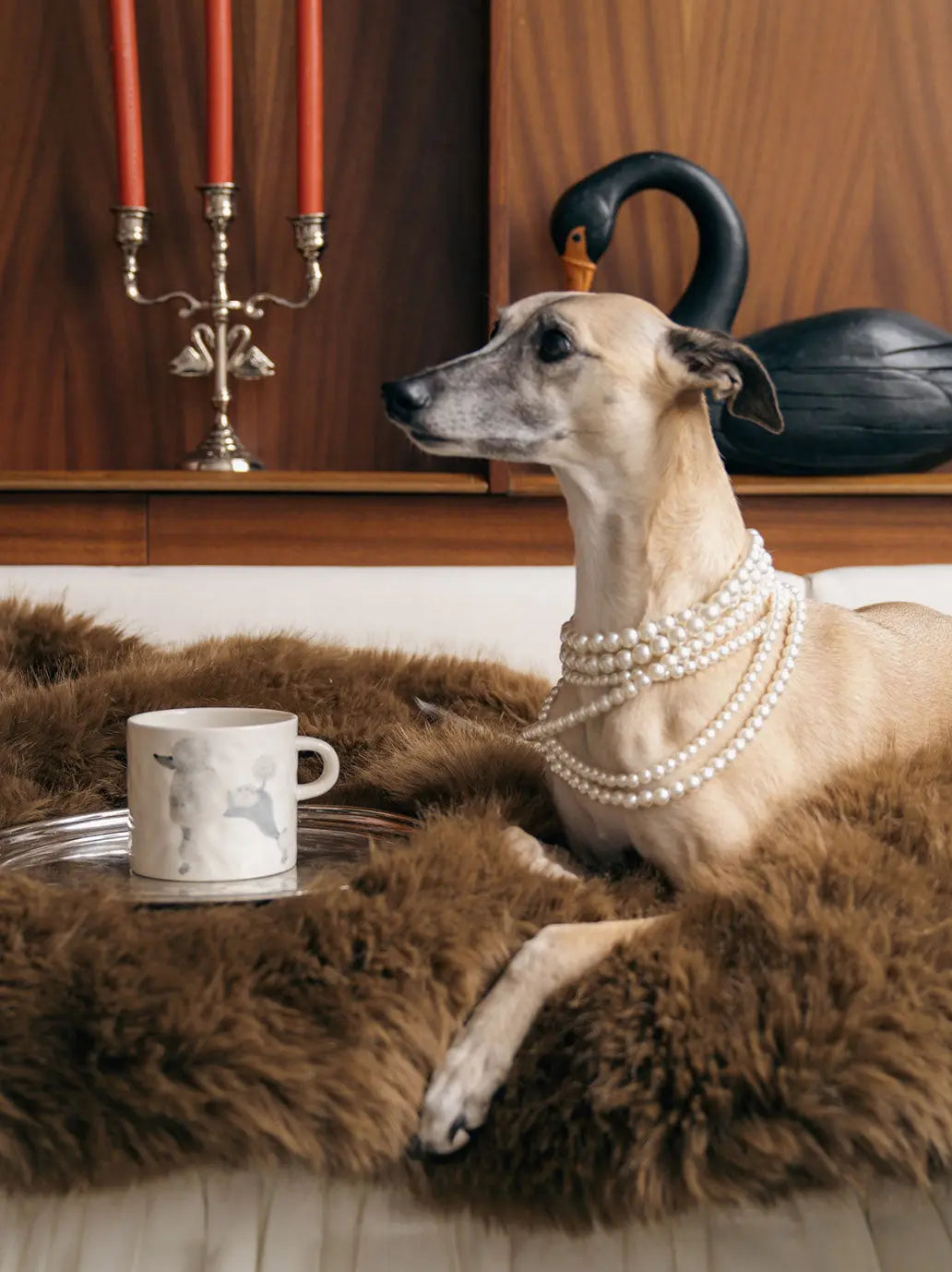 Ceramiczny kubek Poodle Anna + Nina BÉBÉ Concept