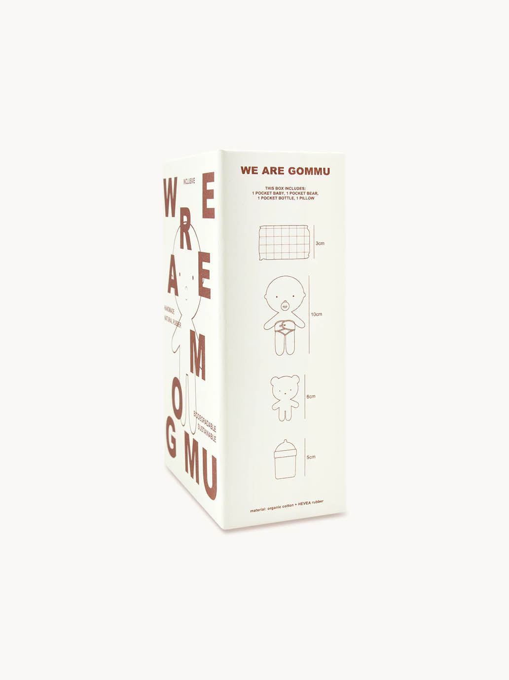 Miniaturowy zestaw z laleczką Gommu Pocket We Are Gommu BÉBÉ Concept