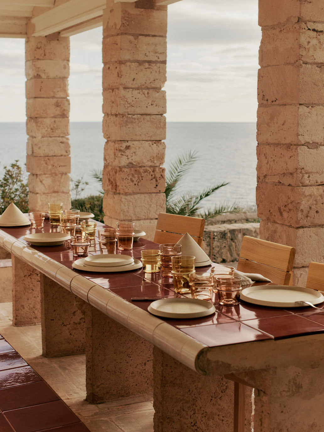 Zestaw szklanek Boya glasses low Ferm Living BÉBÉ Concept