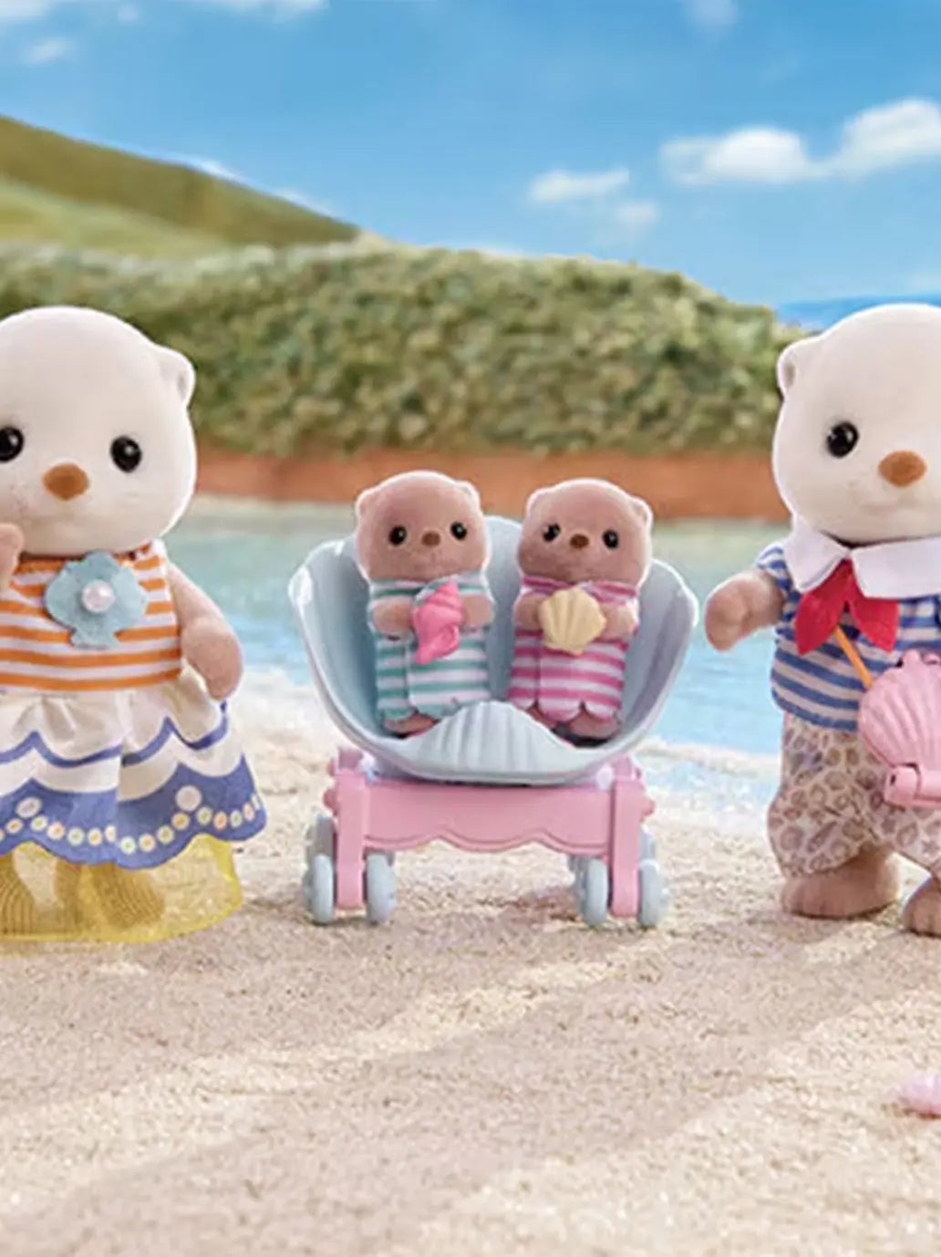 Kolekcjonerskie figurki rodzina Wydry Morskie Sylvanian Families BÉBÉ Concept