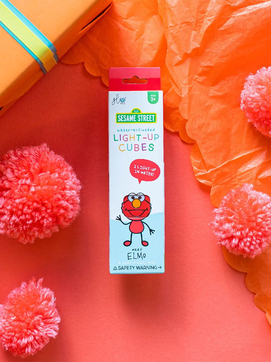 Kostki sensoryczne świecące w wodzie Ulica Sezamkowa Glo Pals BÉBÉ Concept