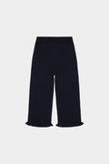 Spodnie z wełny merino Rib Pants DARK NAVY