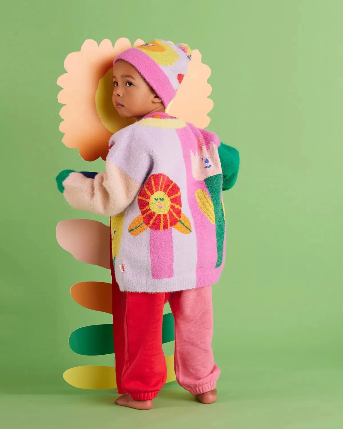 OUTLET Kardigan z kolorowym wzorem | rozm. 5y Halcyon Nights BEBE Concept