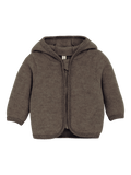 Kurtka Jacket Ears Wool Fleece BROWN MELANGE