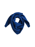 Trójkątny szal merino Josephina COBALT BLUE