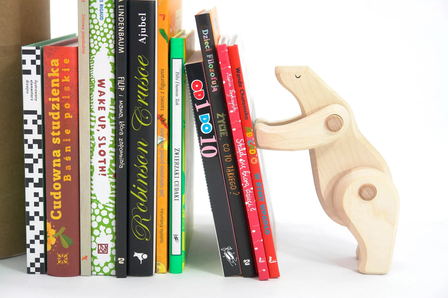 OUTLET Drewniany ruchomy miś polarny Bajo BEBE Concept