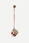 Metalowa ozdoba choinkowa DRUM RED