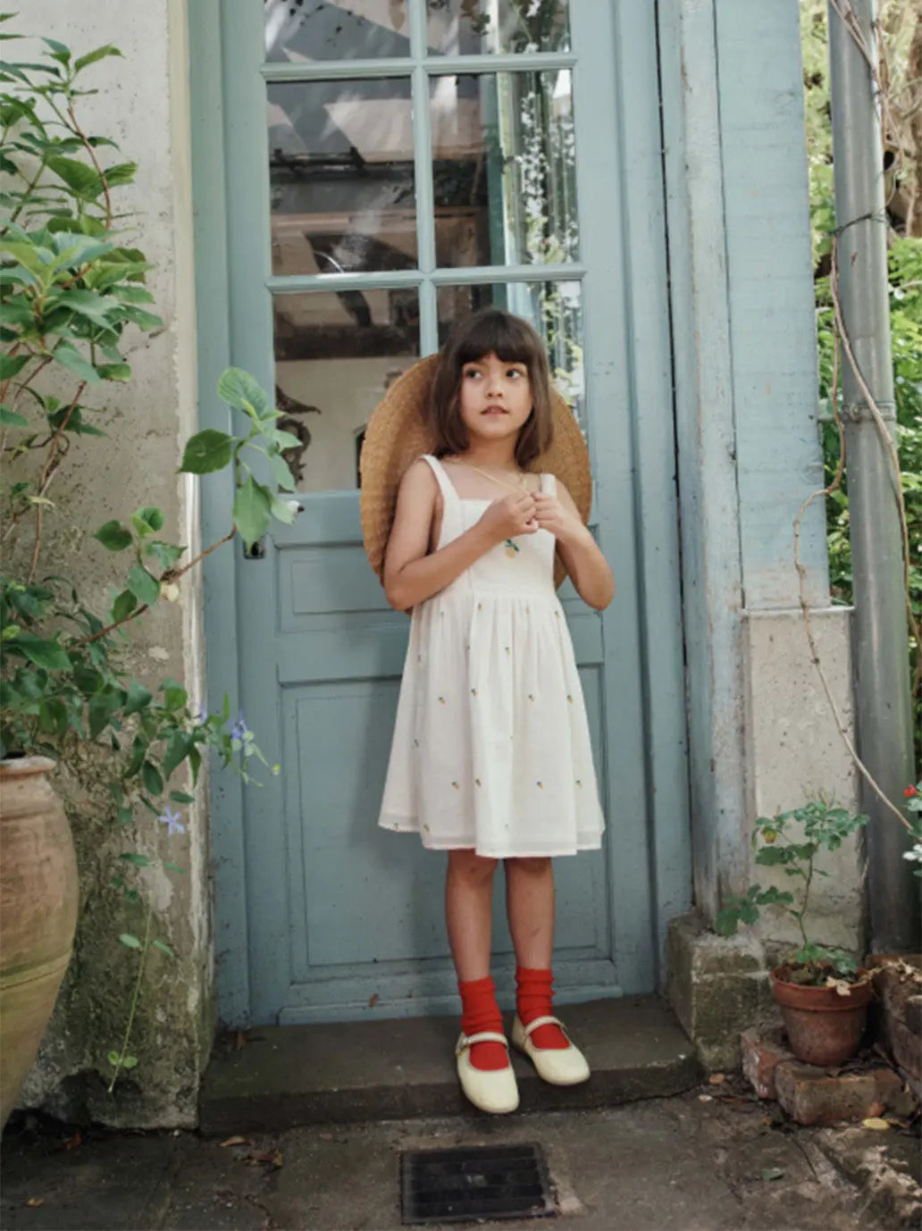 Coeur Embroidery Dress Emile et Ida BEBE Concept