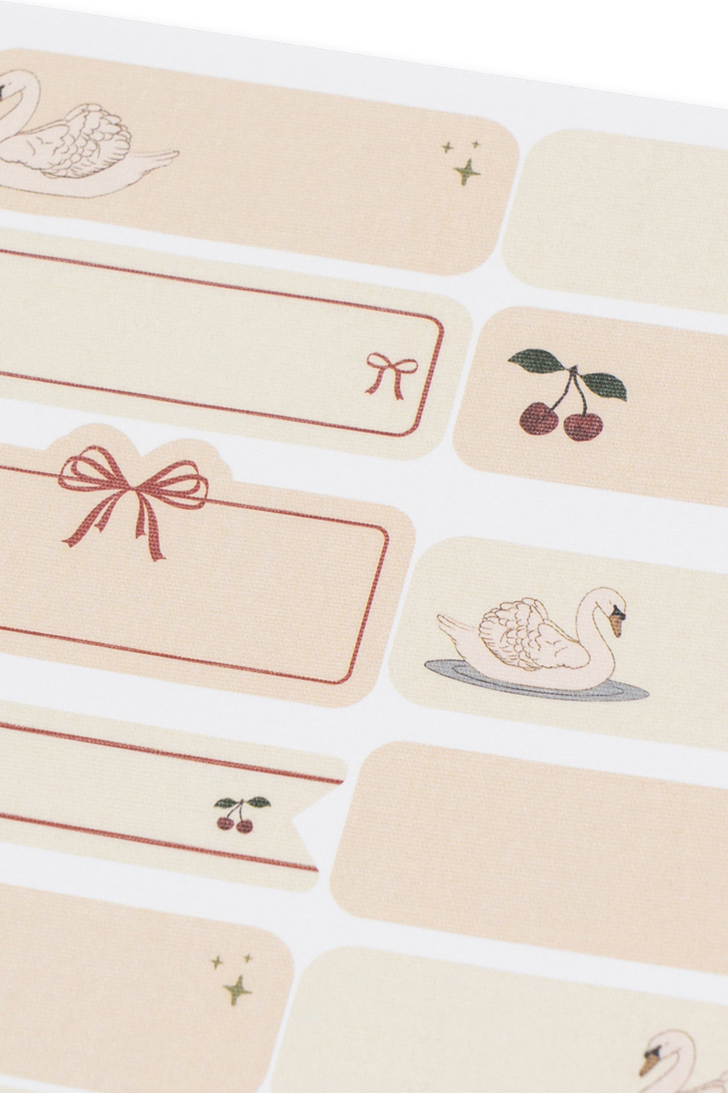 Naklejki na zeszyty Name Stickers