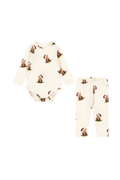Zestaw ubranek Basic Body/Pants Set GOTS TEDDY BEAR