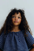 Jasmine Blouse Summer Midnight Checks The New Society BEBE Concept