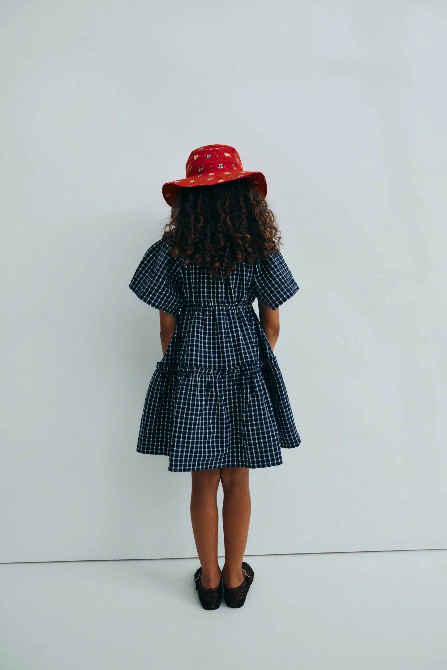 Jasmine Dress Summer Midnight Checks The New Society BEBE Concept