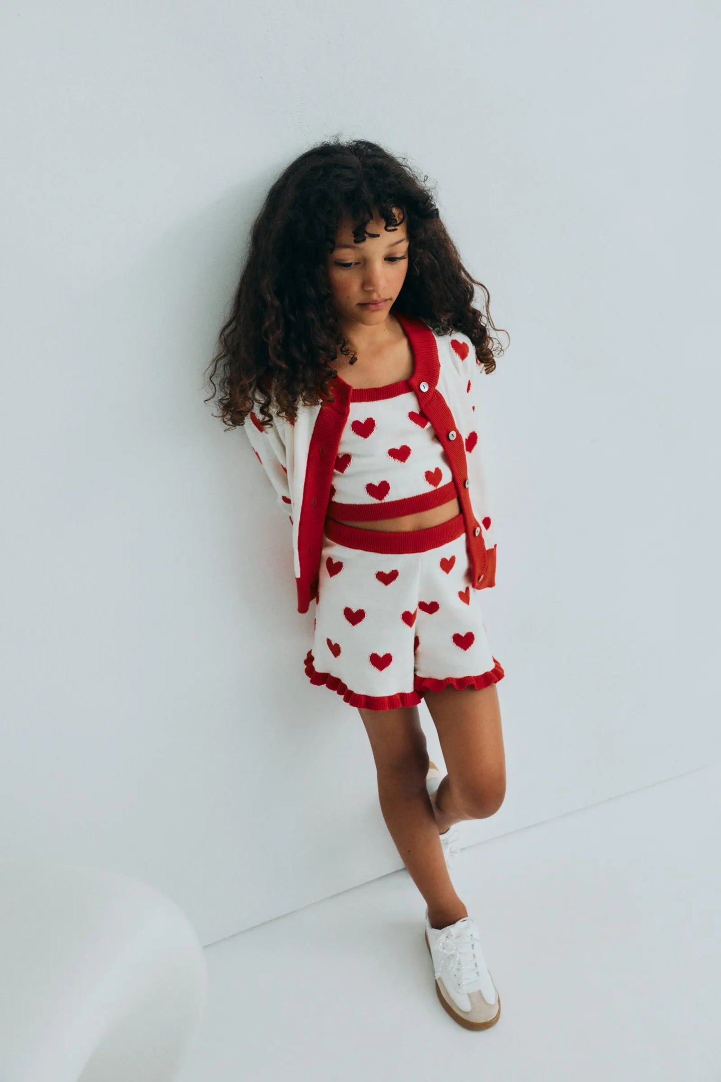 Maqui Cardigan Hearts Jacquard The New Society BEBE Concept