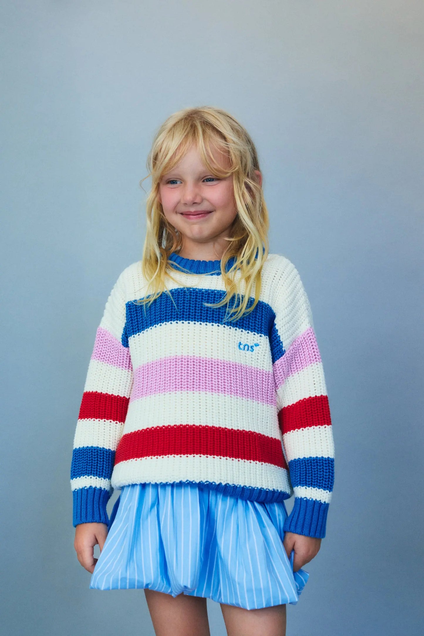 Celosia Jumper Iris Whisper Stripes The New Society BEBE Concept