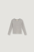 TNS Logo Tee Mid Grey Melange MID GREY MELANGE