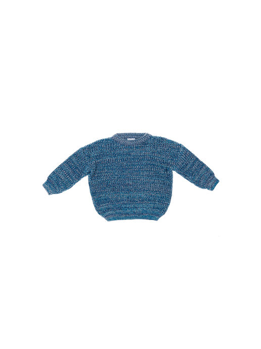 Dziecięcy sweter z bawełny organicznej marine blend