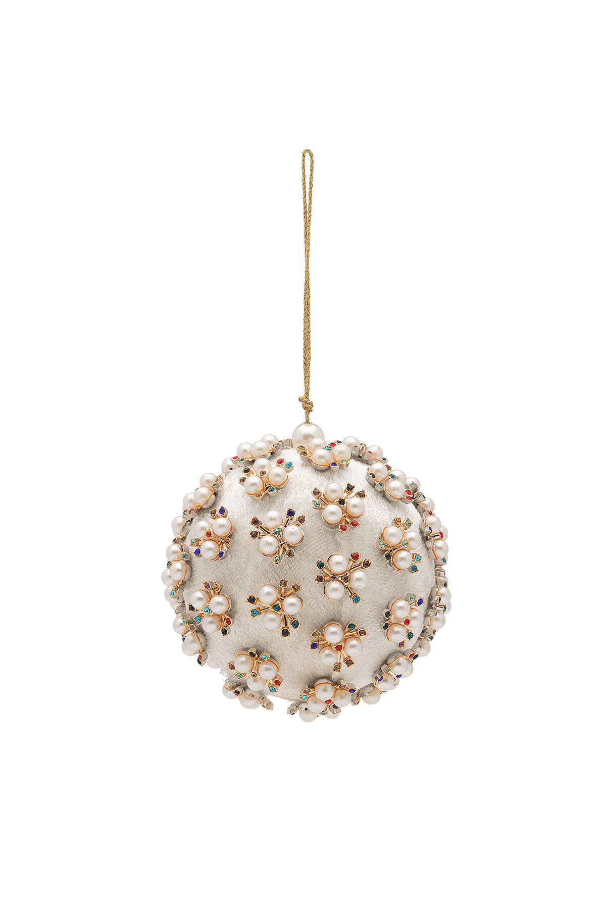 Ozdoba choinkowa Pearly Delight Ivory WHITE