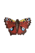 Drewniany magnes Peacock Butterfly