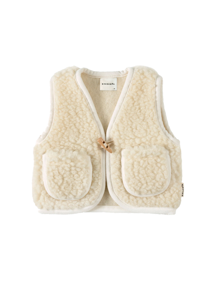 kamizelka z wełny merino MILK