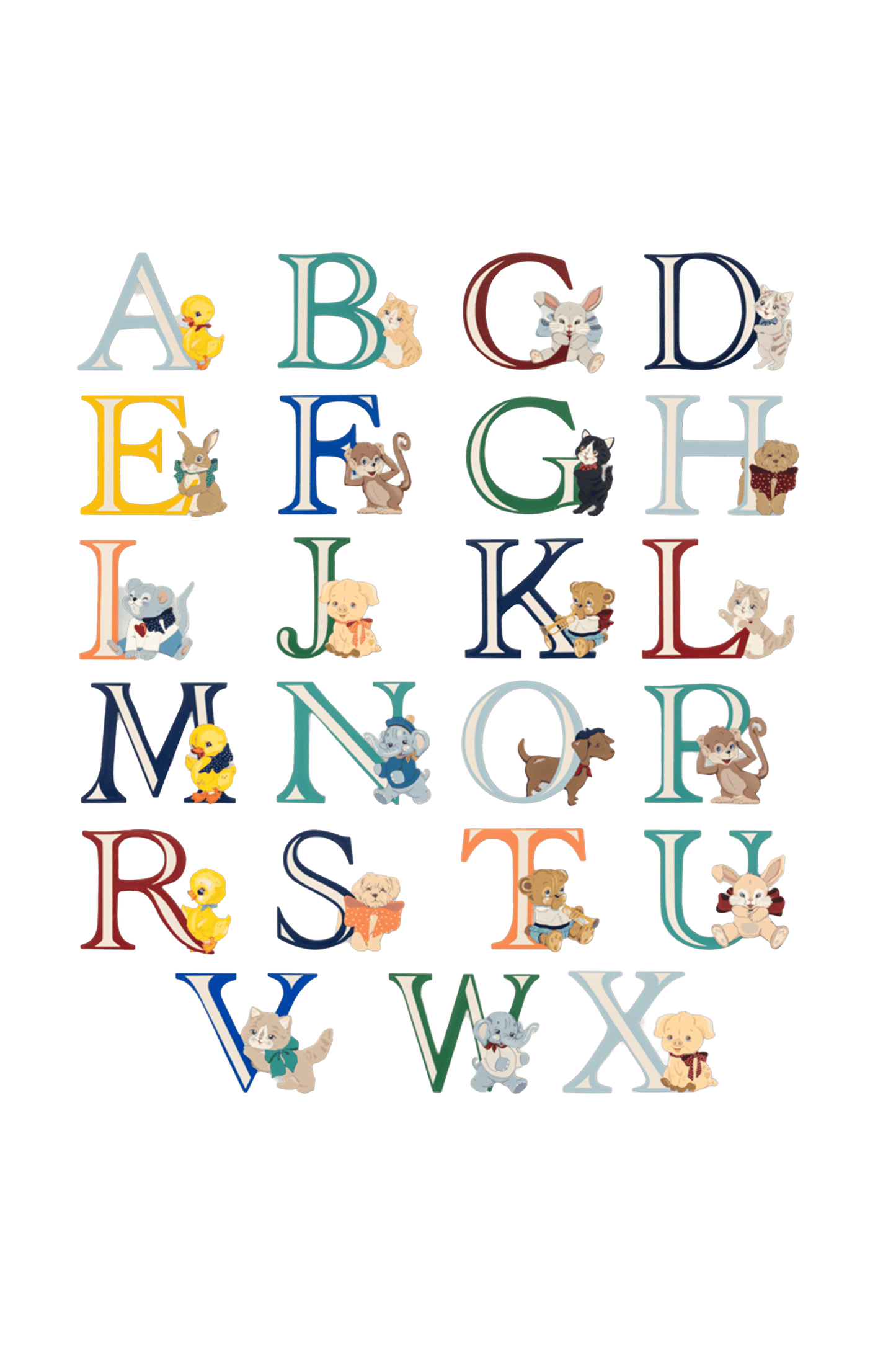 Naklejka z literą ABC Door Letter