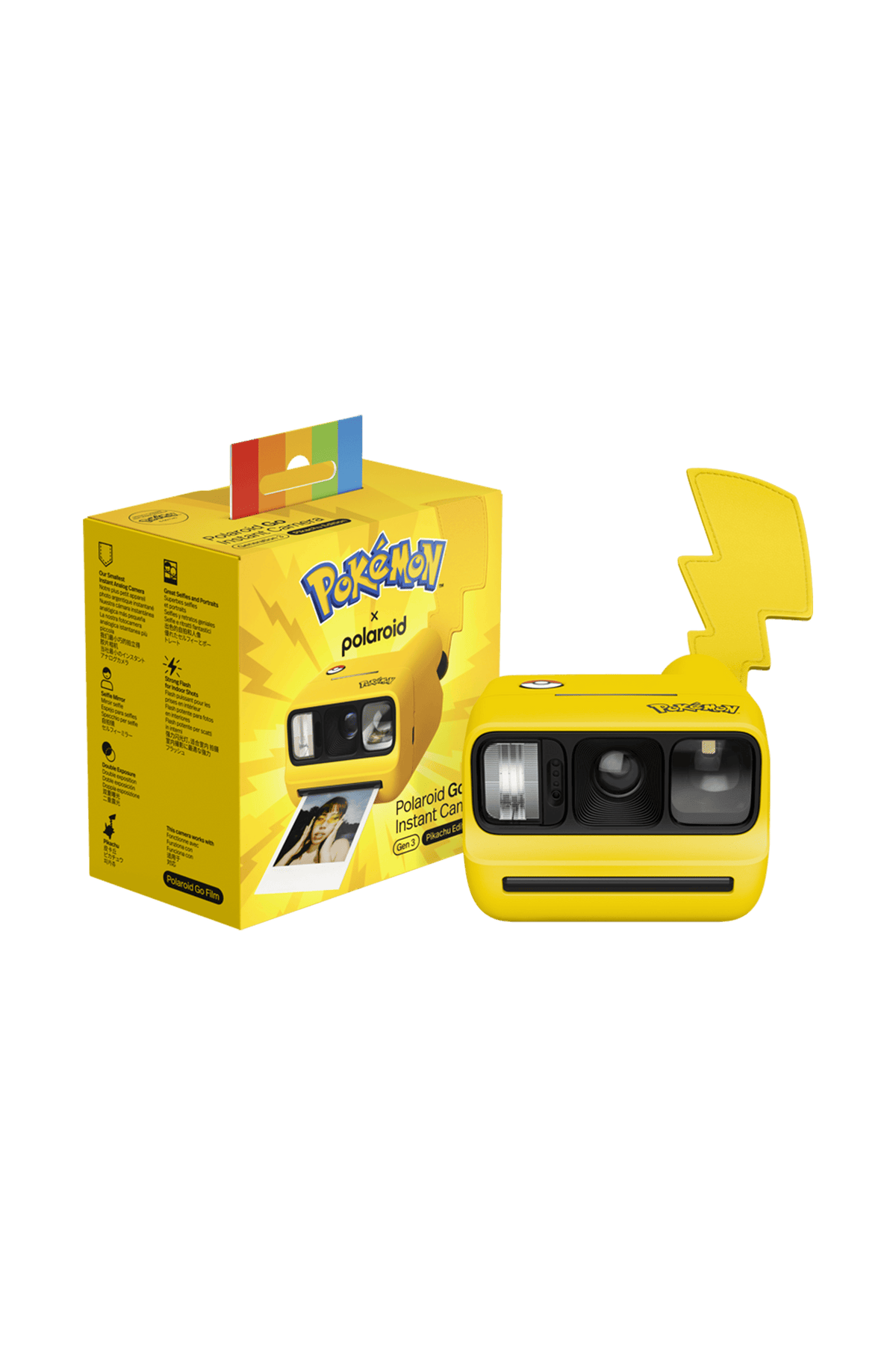 Aparat natychmiastowy Polaroid Go Gen 3 Pokémon Pikachu Edition YELLOW