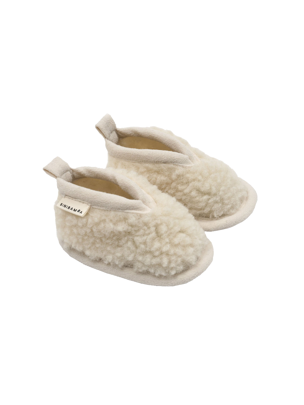 merino wool slippers MILK