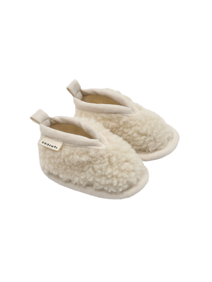 kapcie z wełny merino MILK