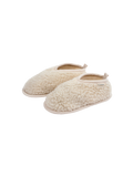 Merino wool slippers for adults MILK