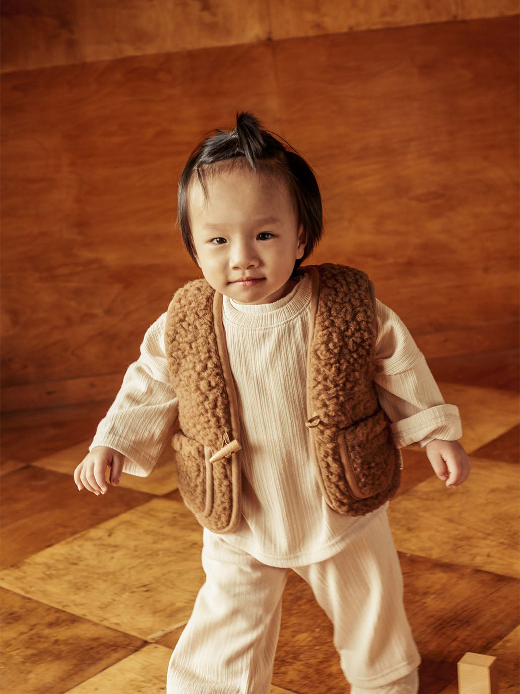merino wool vest BRUNO