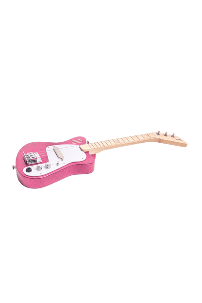 Gitara elektryczna dla dzieci Loog Mini Electric SPARKLE PINK