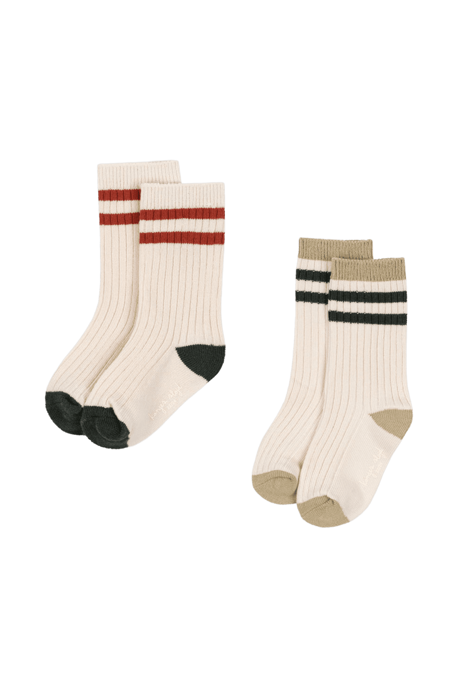 Skarpetki 2 Pack Rib Socks GREEN STRIPE