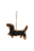 Ozdoba choinkowa Beaded Dachshund BLACK