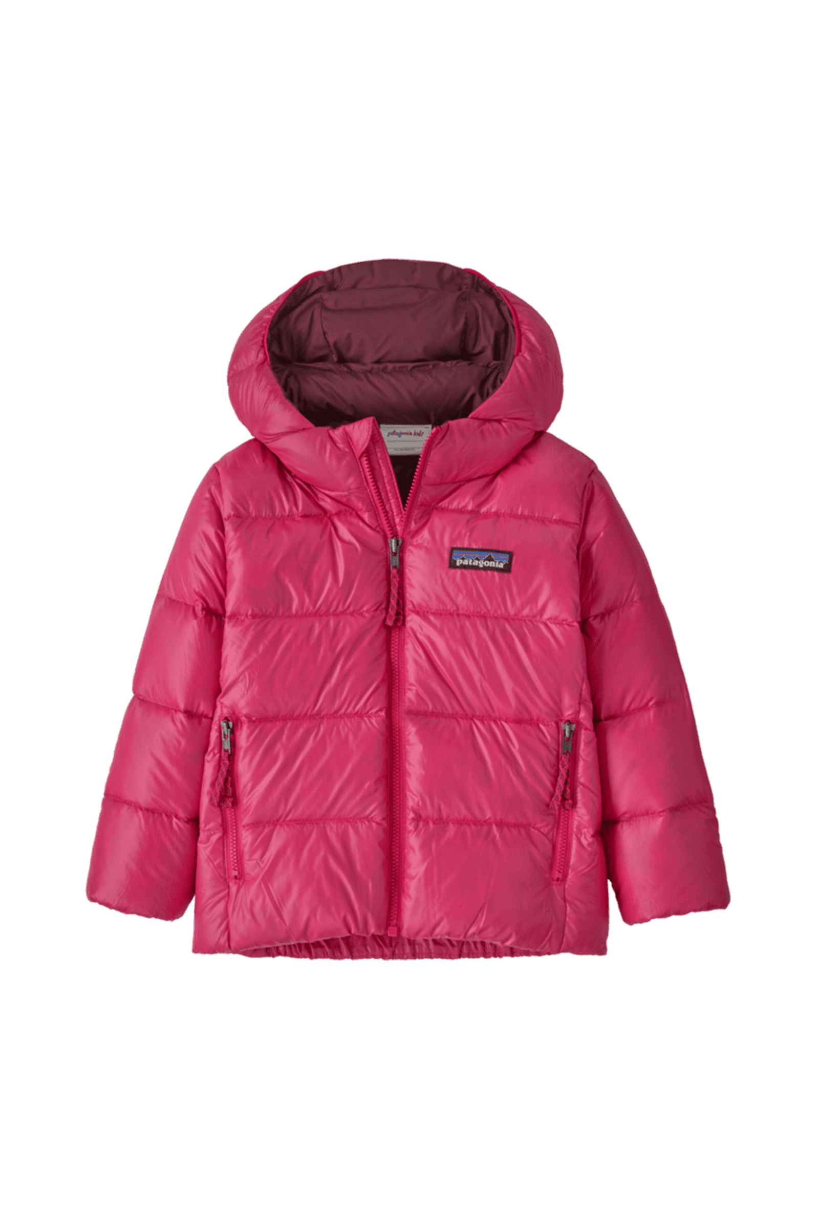 Ciepła kurtka puchowa Baby Hi-Loft Down Hoody PUNCHY PINK