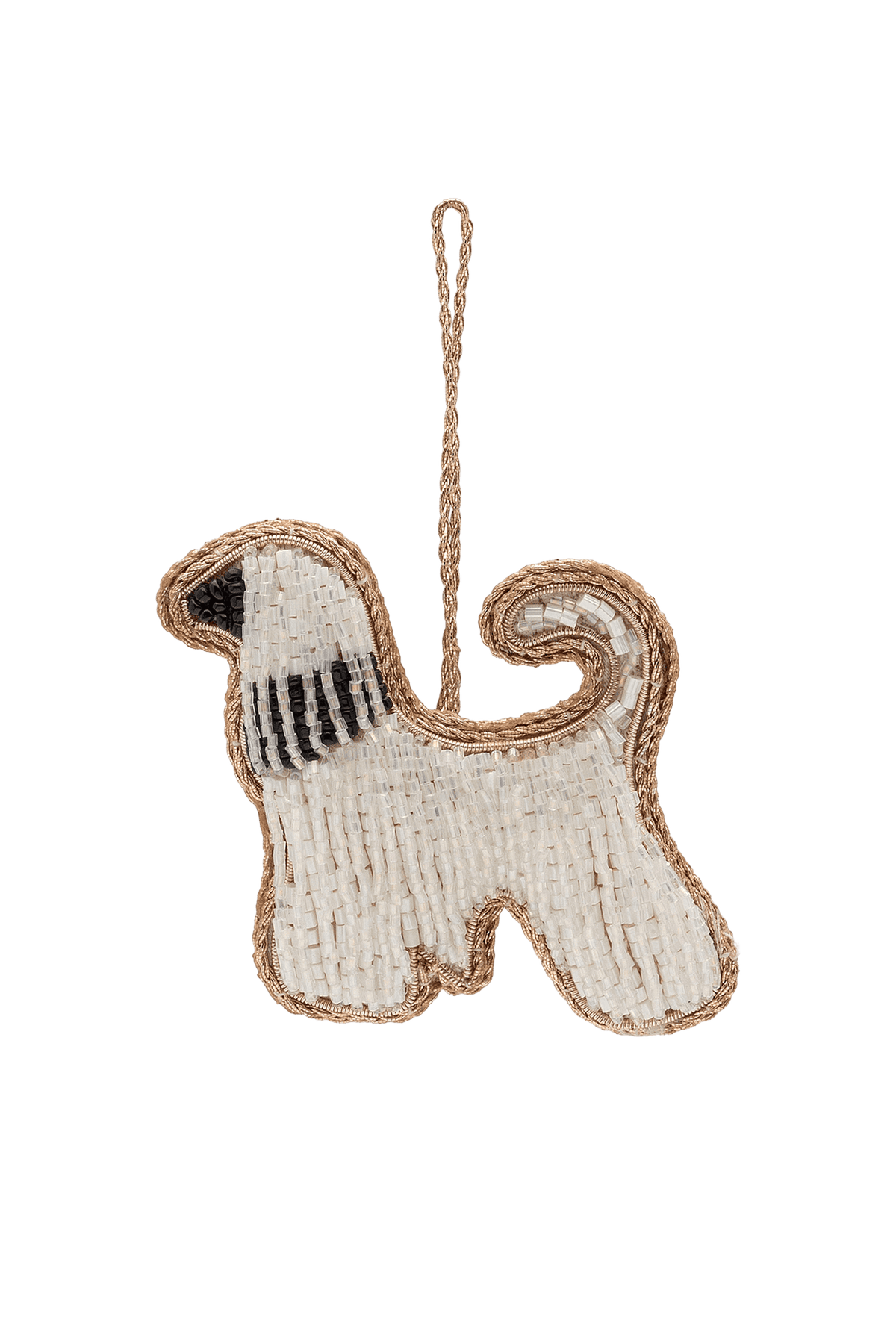 Ozdoba choinkowa Beaded Fancy Dog