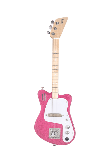Gitara elektryczna dla dzieci Loog Mini Electric SPARKLE PINK