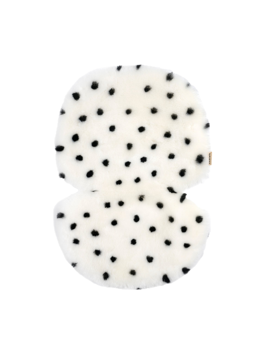 багатофункціональна устілка з натуральної овчини DALMATIAN