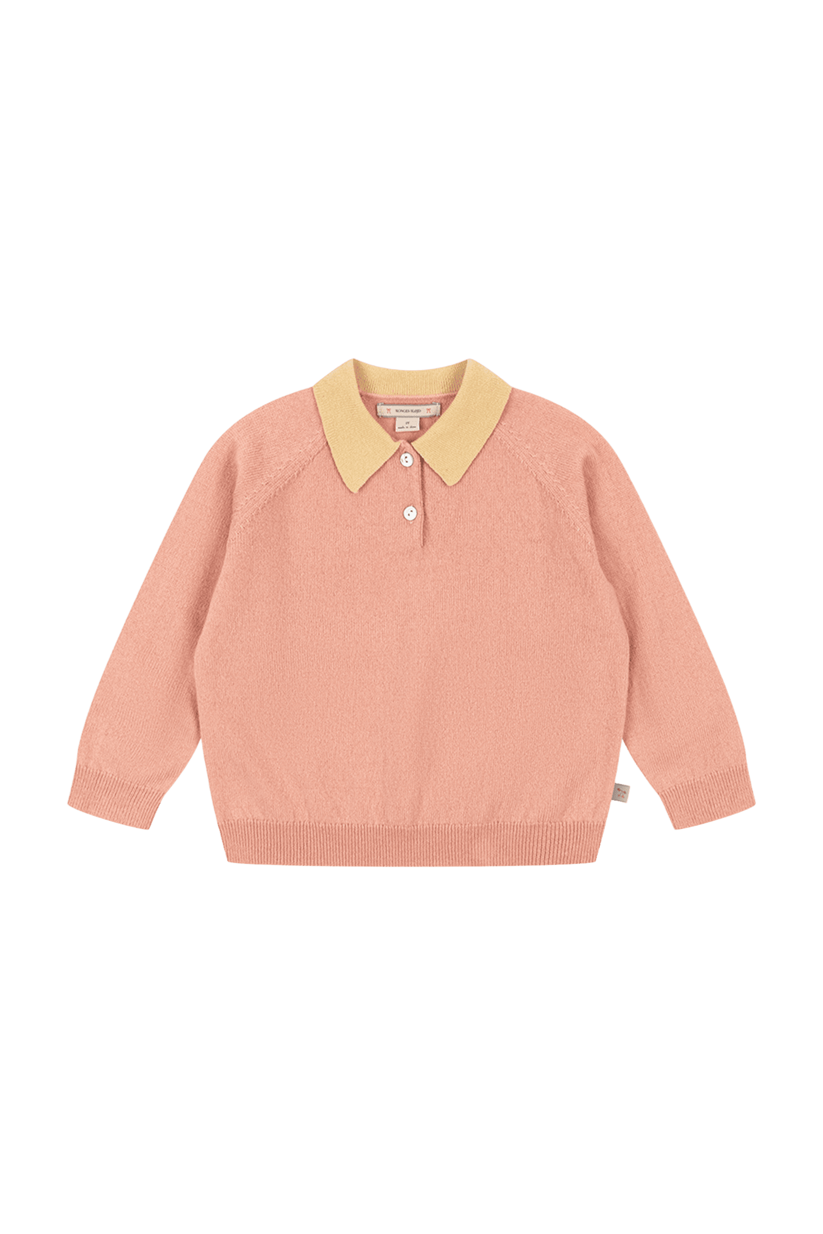 Wełniana bluza Basi Polo MELLOW ROSE