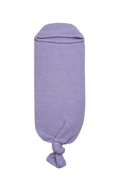 Kokon niemowlęcy z wełny merino LILAC