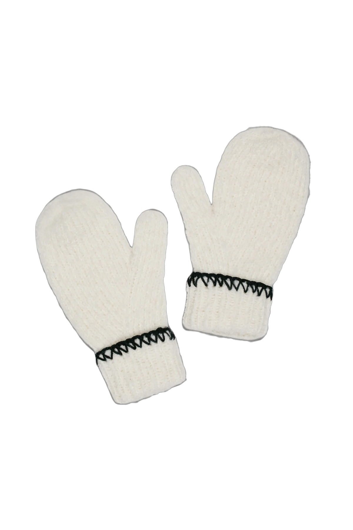 Rękawiczki merino Stitch Mittens CREAM