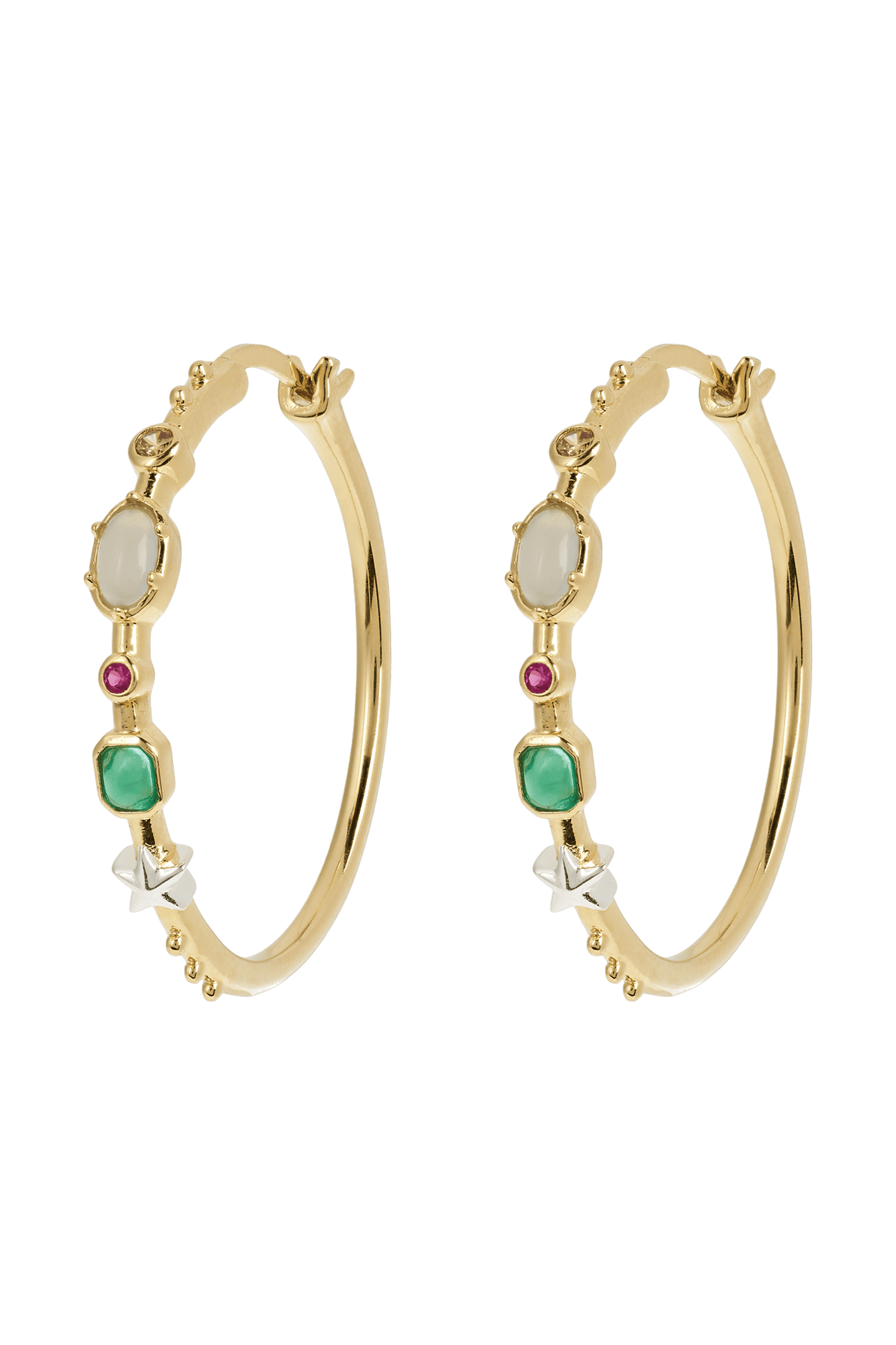 Big Storybook Hoop Earrings