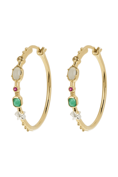 Big Storybook Hoop Earrings