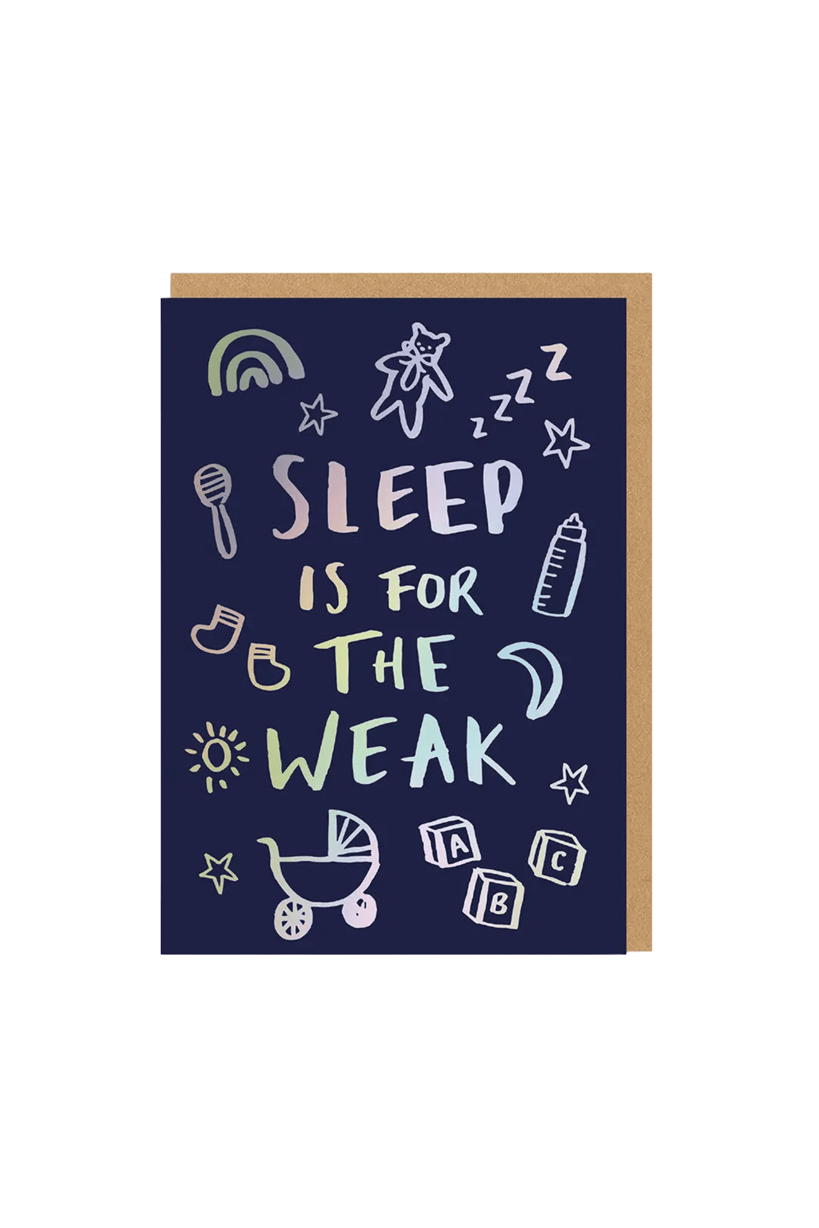Kartka okolicznościowa Sleep is for the Weak