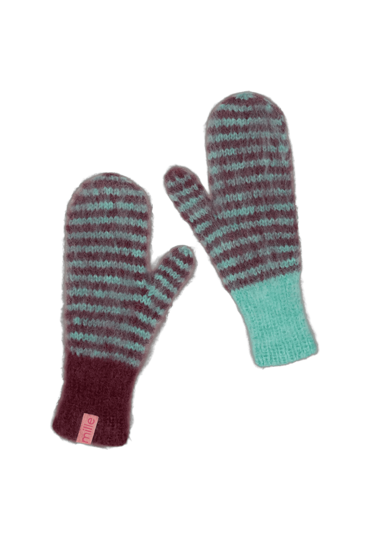 Striped Mittens Alba