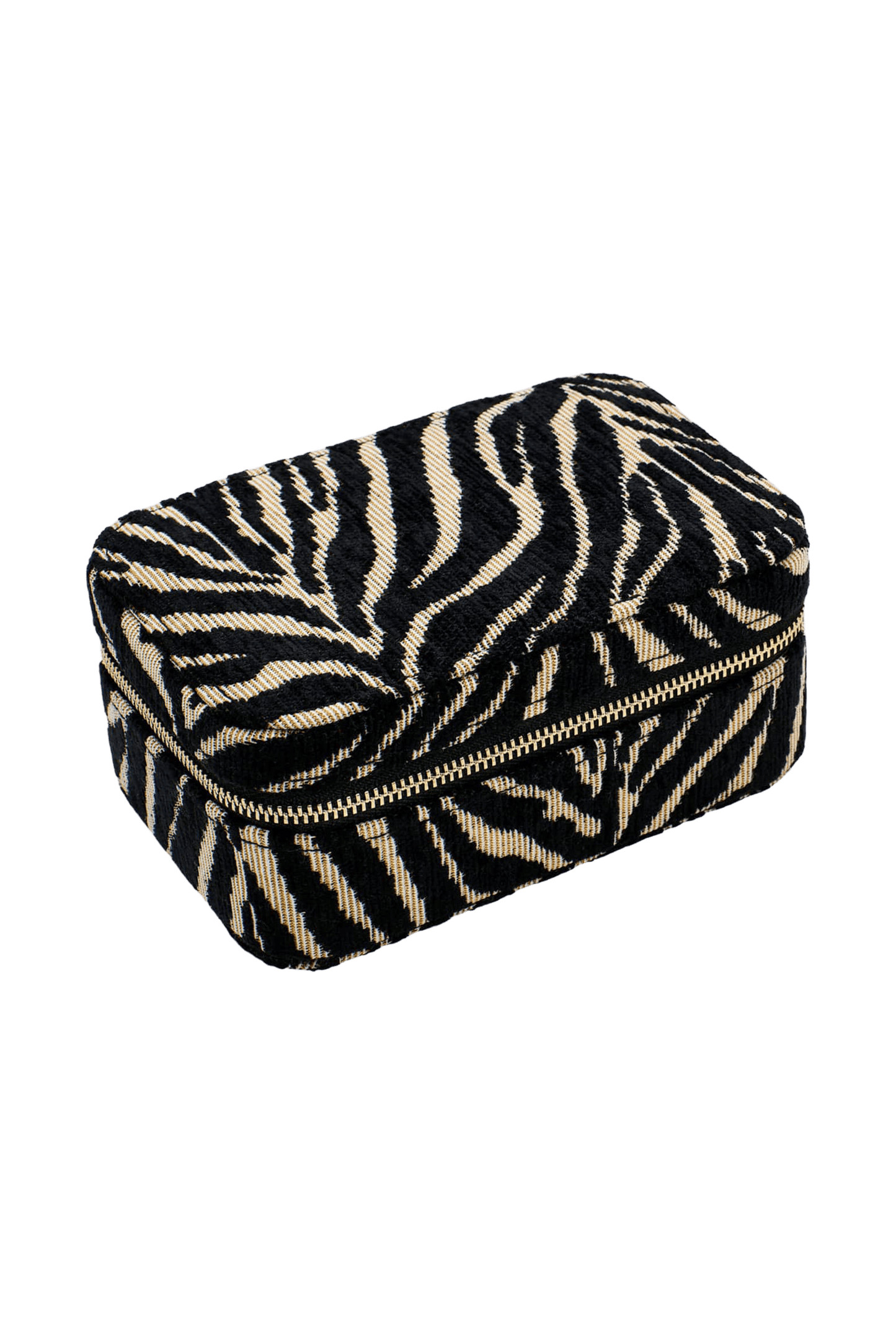 Etui na biżuterię Large Black Zebra
