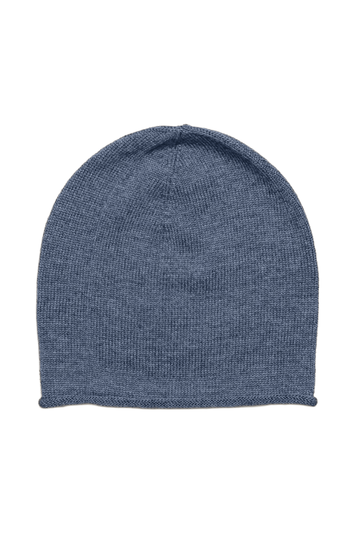 Cienka czapka z wełny merino Efa DENIM