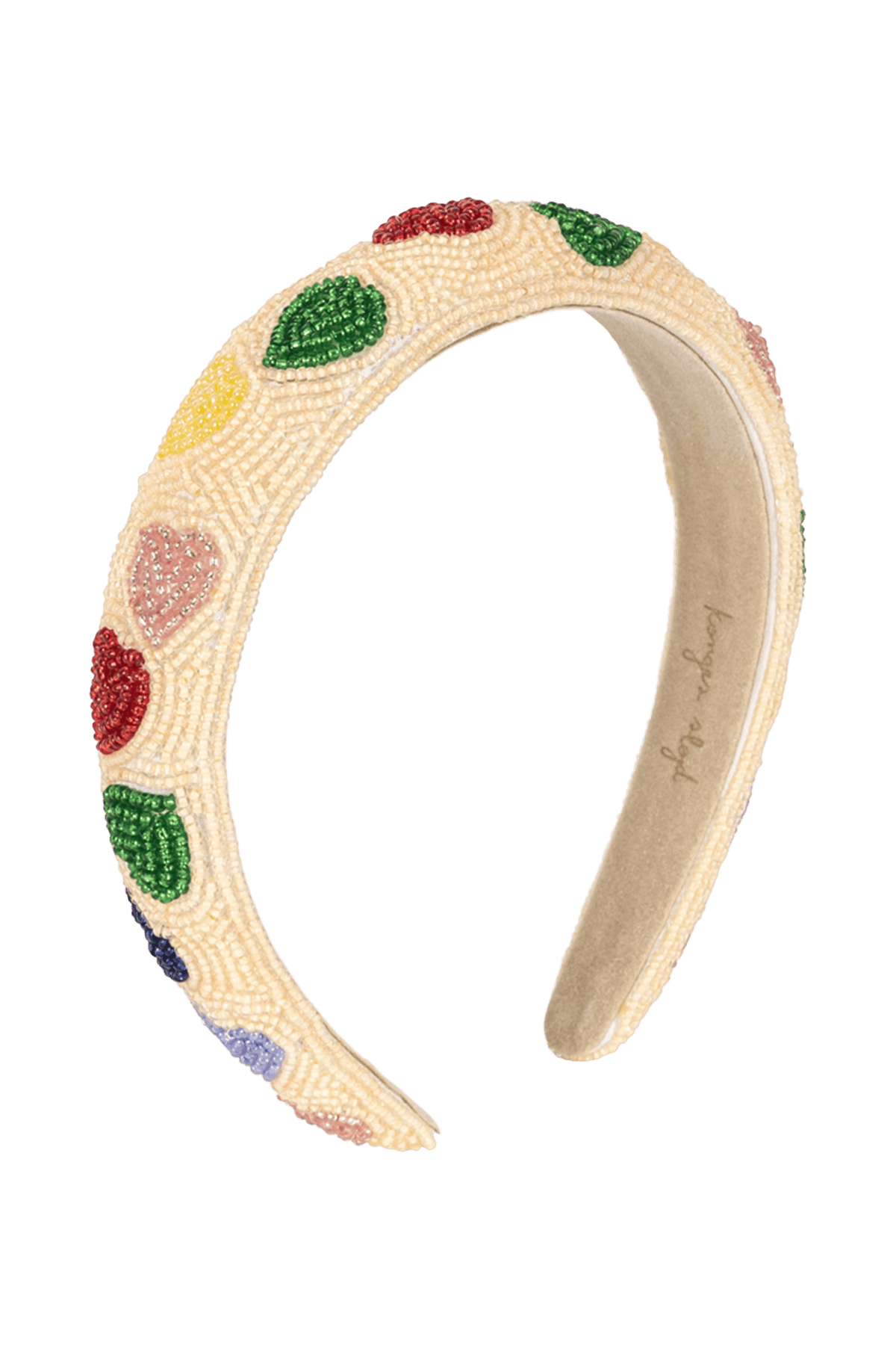 barrette à cheveux perlée Coeur COEUR COLORÉ