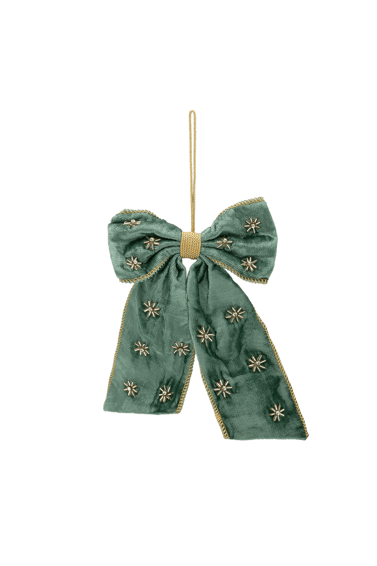 Ozdoba choinkowa Beaded Verdant Luxe Bow